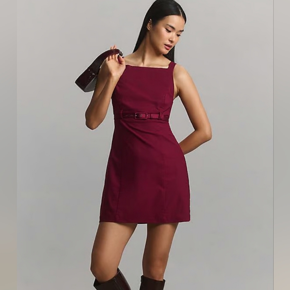 🌷NWT Anthropologie Maeve Sleeveless Boat Neck Dress